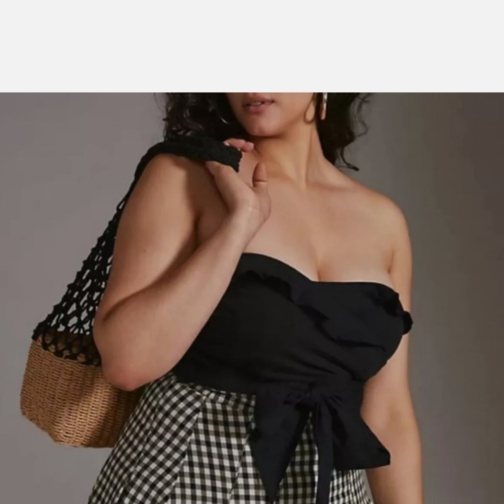 Anthropologie Tie Tube top